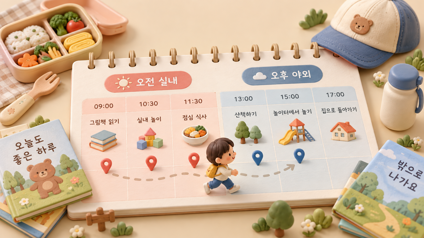 하루 시간 배분 타임라인