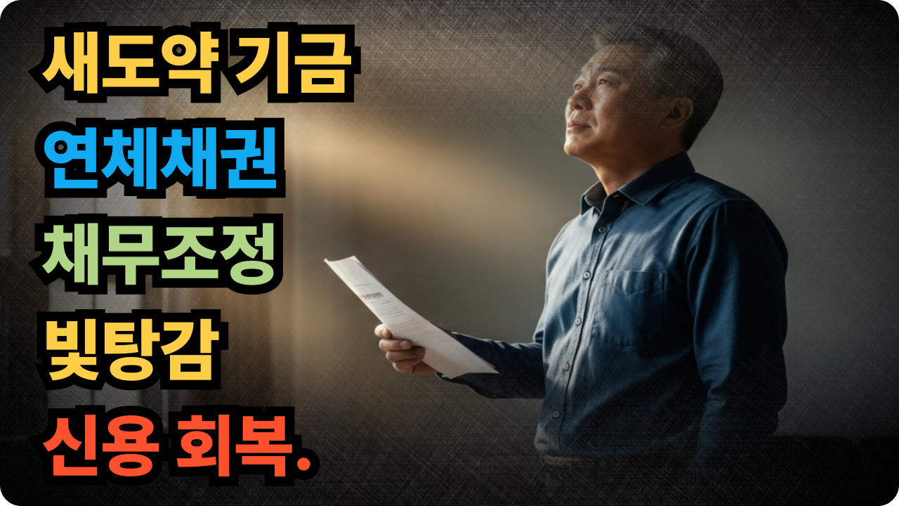 새도약기금. 연체채권, 채무조정,빛탕감,
신용회복