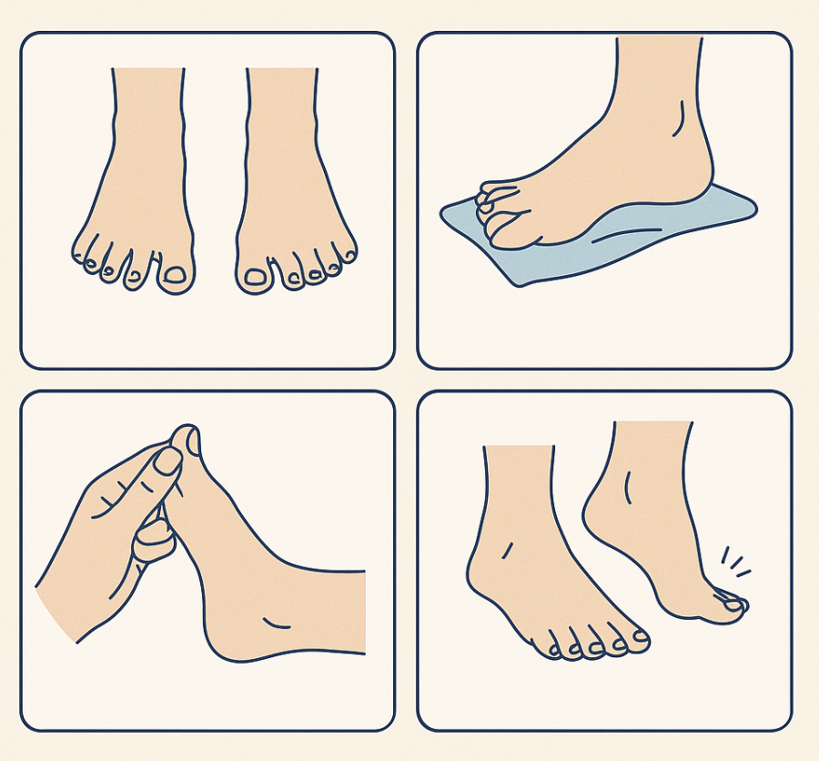 발가락 스트레칭 이미지