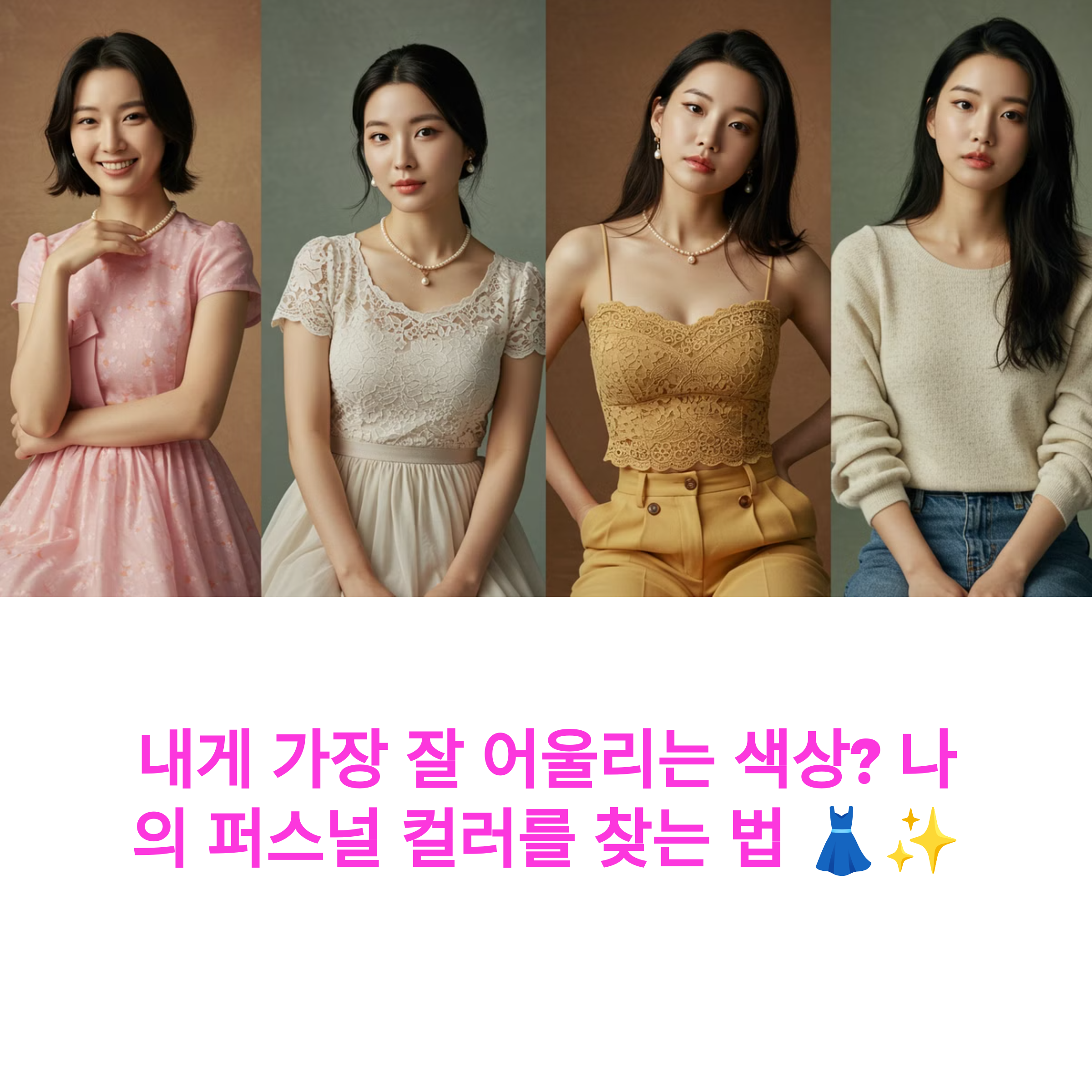 퍼스널 컬러 진단, 30대 여성에게 찰떡인 컬러 찾기