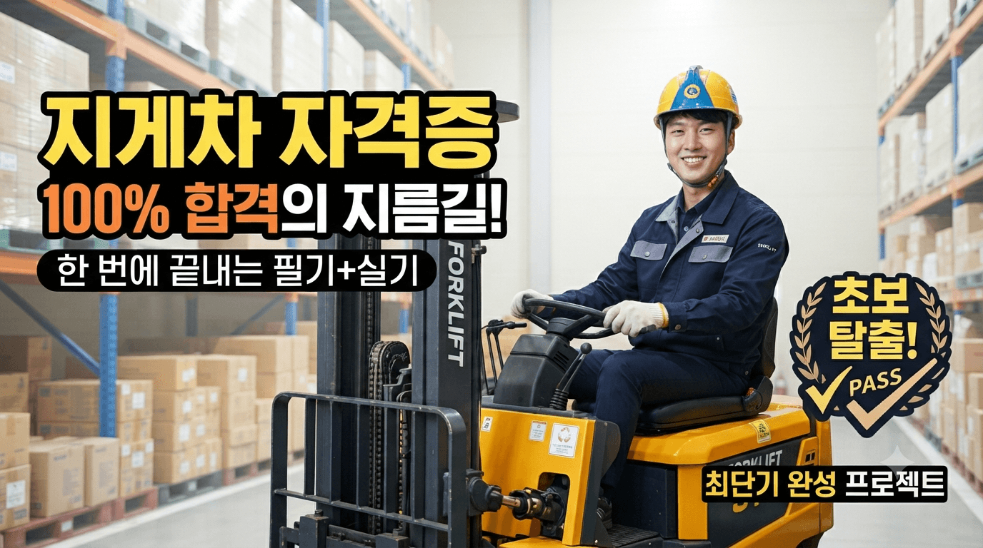3톤 미만 지게차 자격증 취득방법