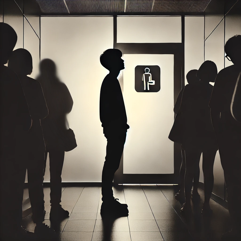 20. 화장실에서 사람들을 기다리는 꿈