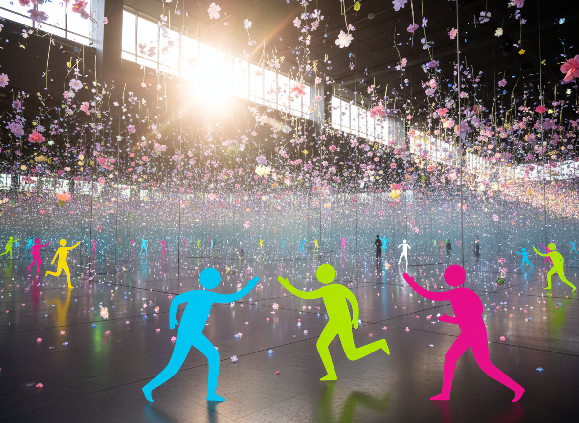 2026 도쿄 팀랩 보더리스 티켓 예약 위치 