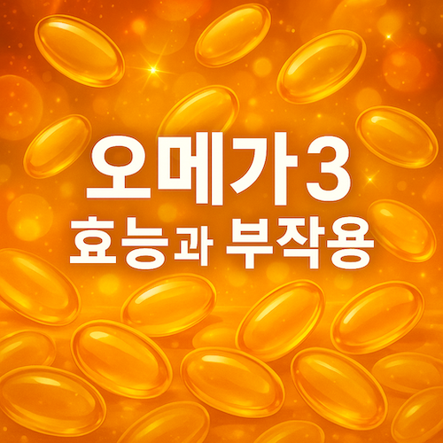오메가3 효능 부작용 섭취시간 추천