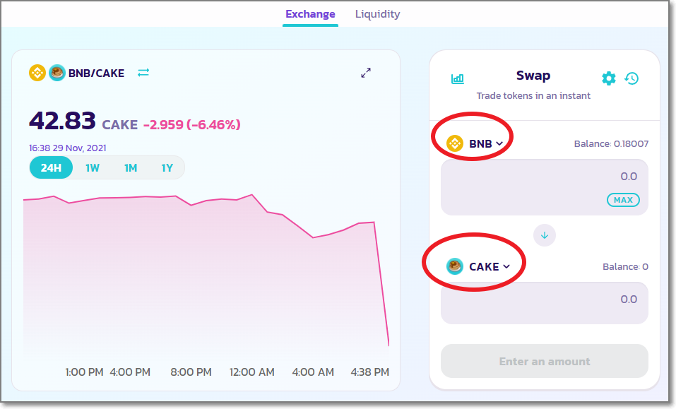 팬케이크스왑-메타마스크-코인-거래