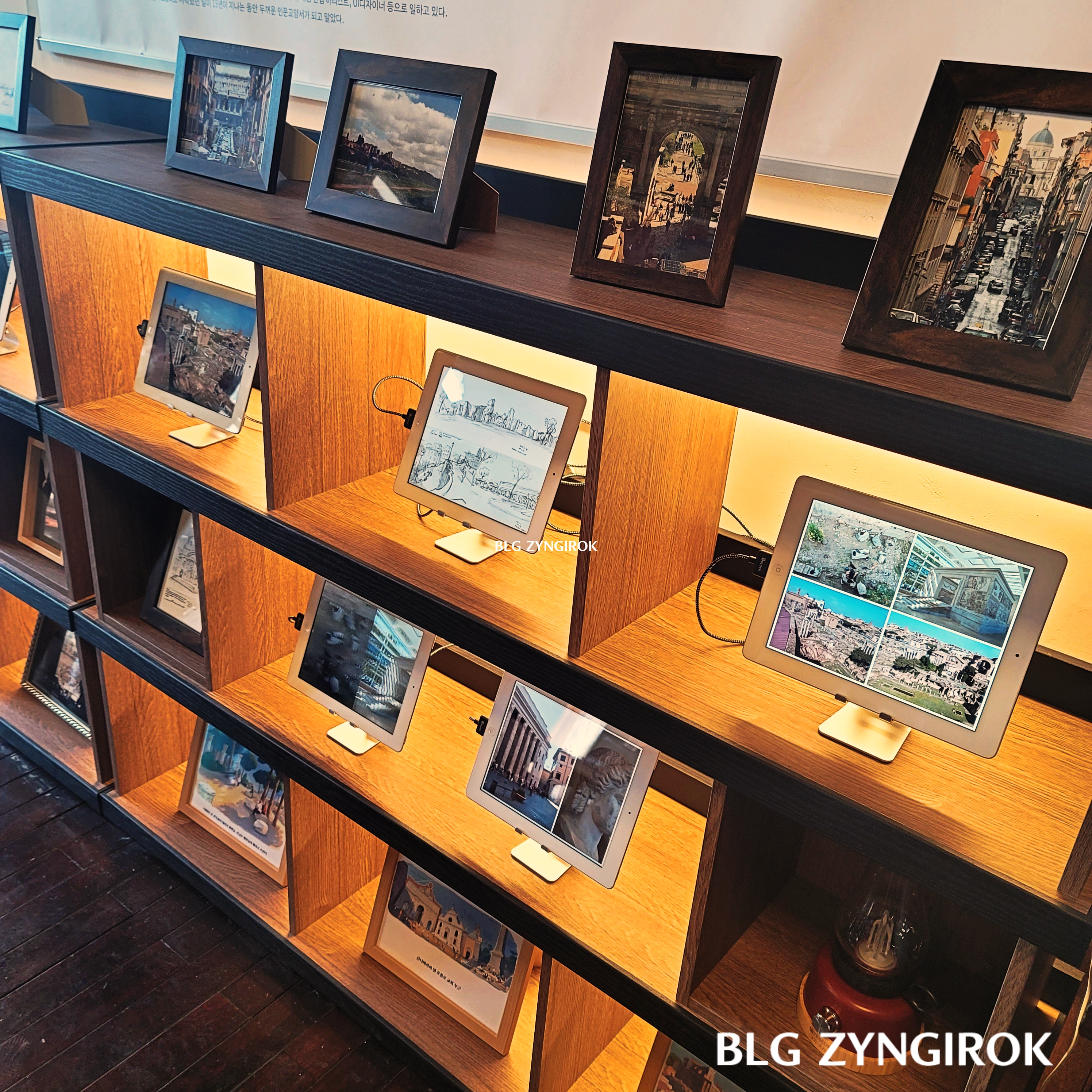 제물포구락부 내부 전시모습이다.