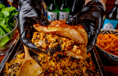 생방송 오늘저녁 오겹살구이