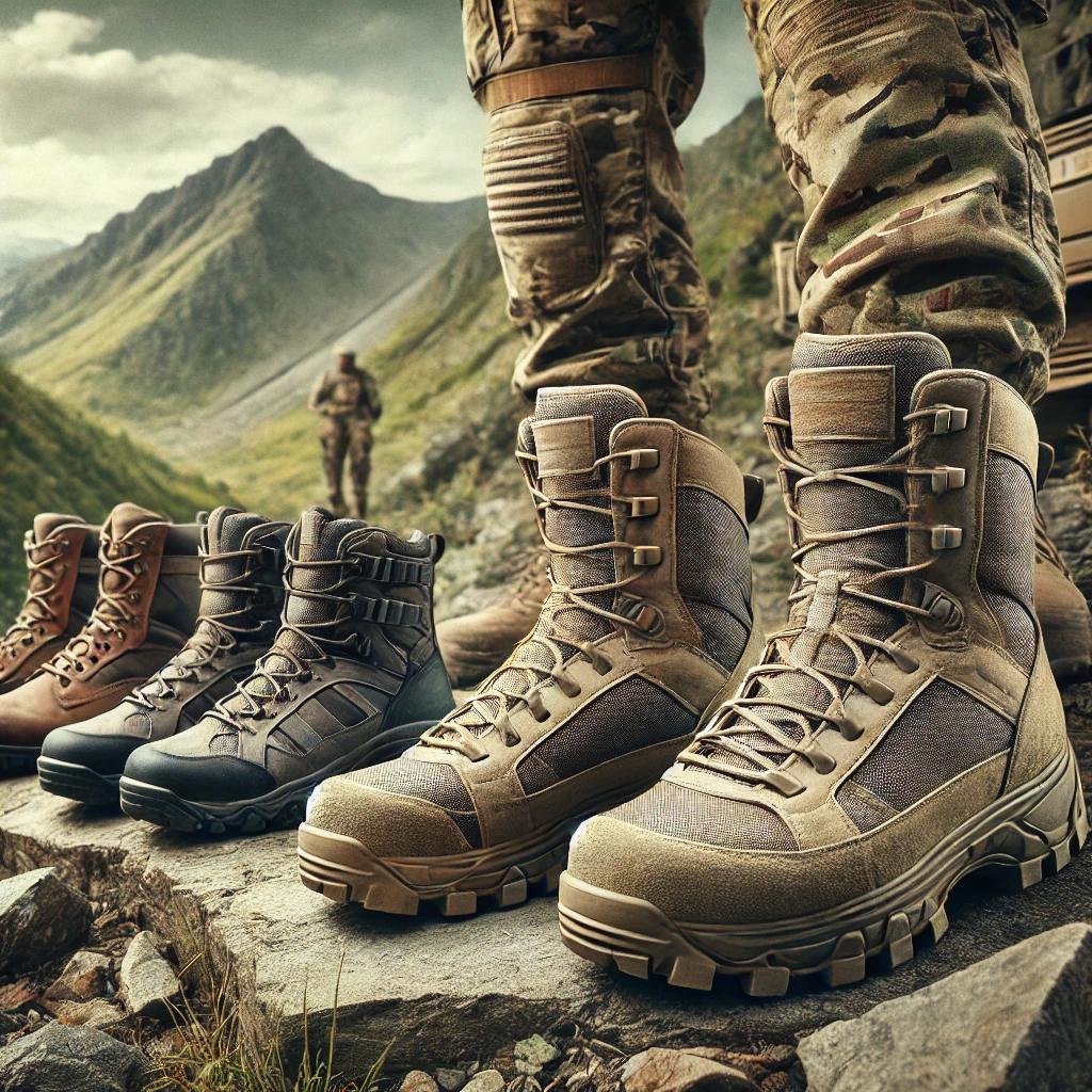 등산화 군사전술화