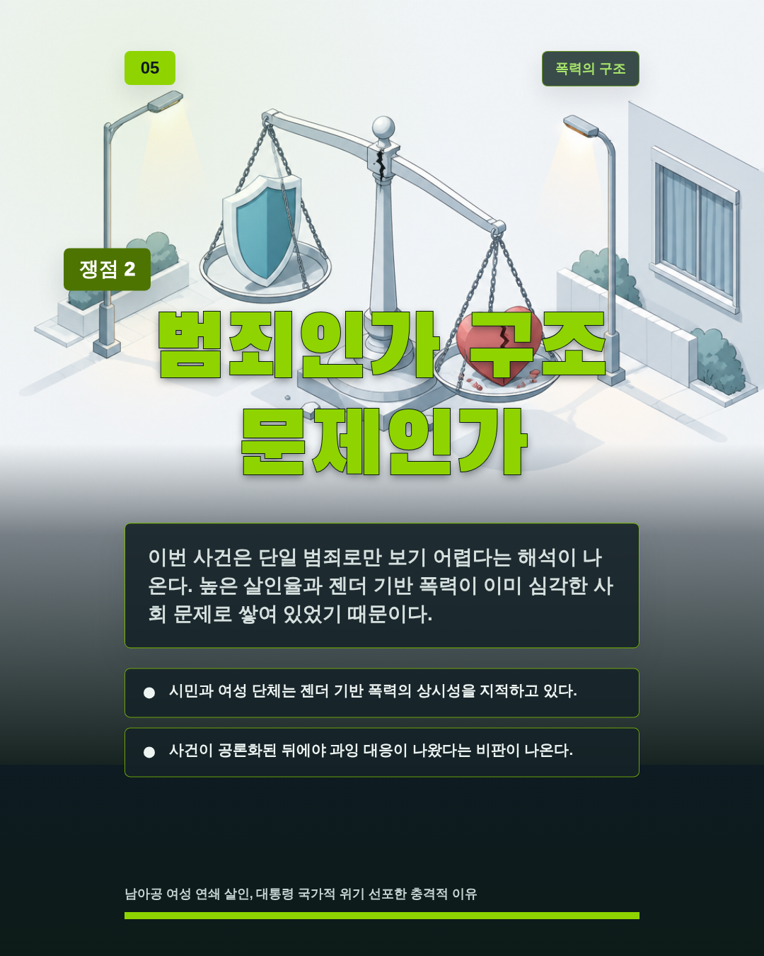 범죄인가 구조 문제인가