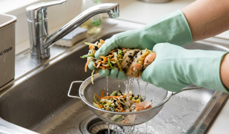 음식물 쓰레기 물기 제거