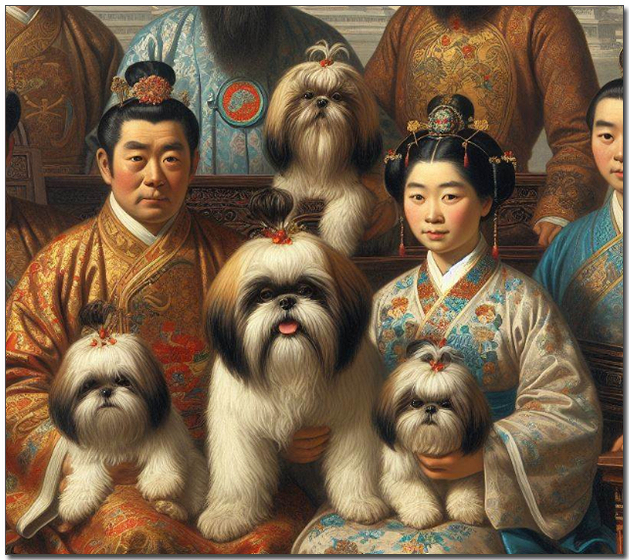 중국 황실 시츄그림