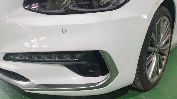 부분도색 완료 범퍼 부분도색 완료