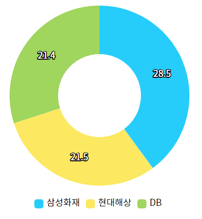 다이렉트 자동차 보험사 점유율