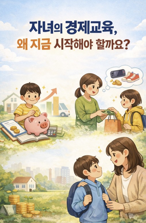 자녀의 경제 교육 사진