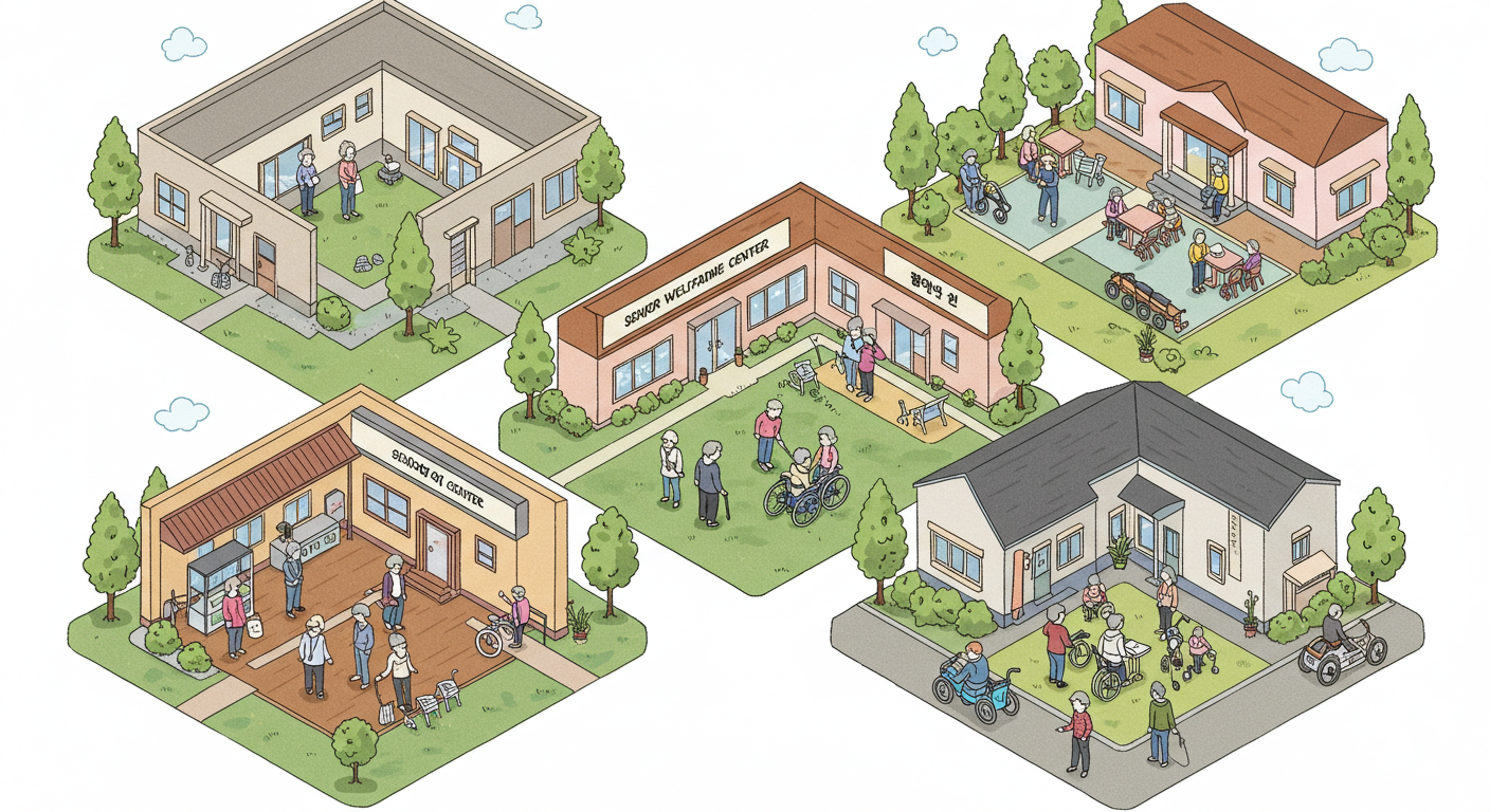 요양원, 양로시설, 노인복지관, 공동생활가정, 주야간보호센터, 노인시설 현황, 장기요양등급, 복지로, 노후시설정보, 어르신복지