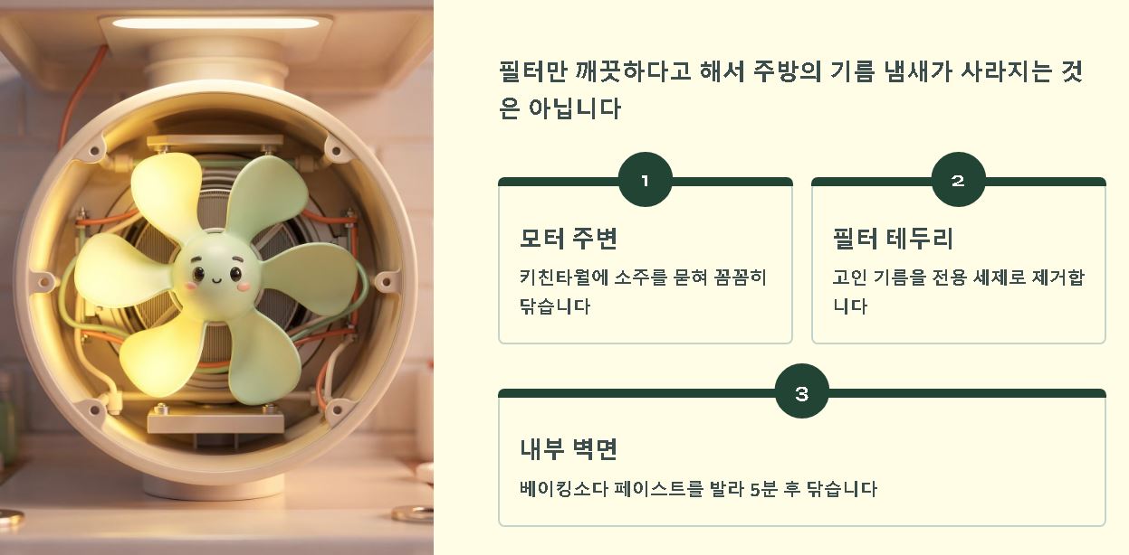 후드 기름때 제거법