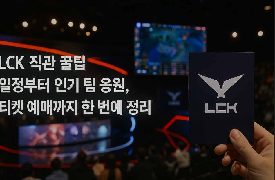LCK 직관 꿀팁