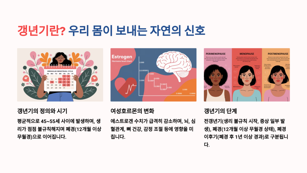 갱년기 우울증이란? 우리 몸이 보내는 자연의 신호