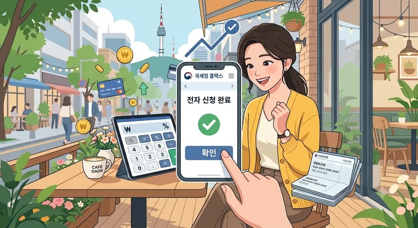 국세청 홈택스 근로장려금 모바일 신청 방법