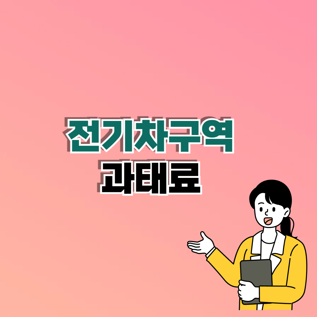 전기차 주차구역위반 과태료