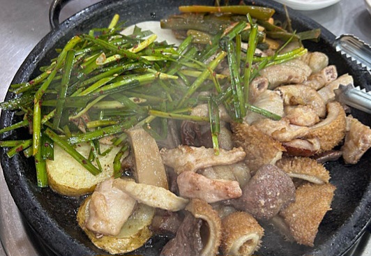 오늘N 곱창전골 삼지창 모둠구이