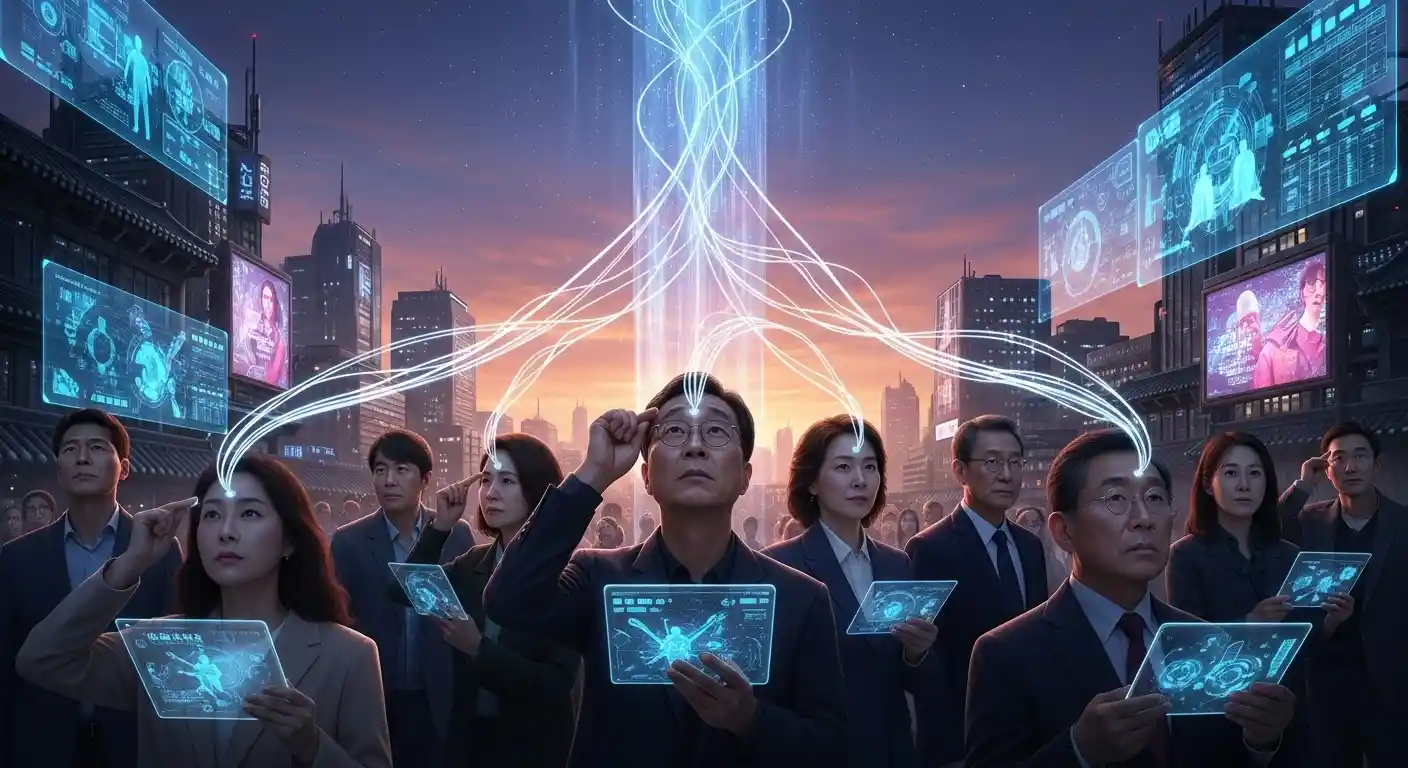 <img src="ai_city_collaboration.webp" alt="AI가 인간과 협력하며 미래 문명을 창조하는 도시 풍경 이미지 입니다">