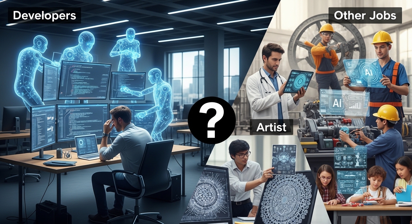 AI 영향 가장 큰 직업은 개발자?