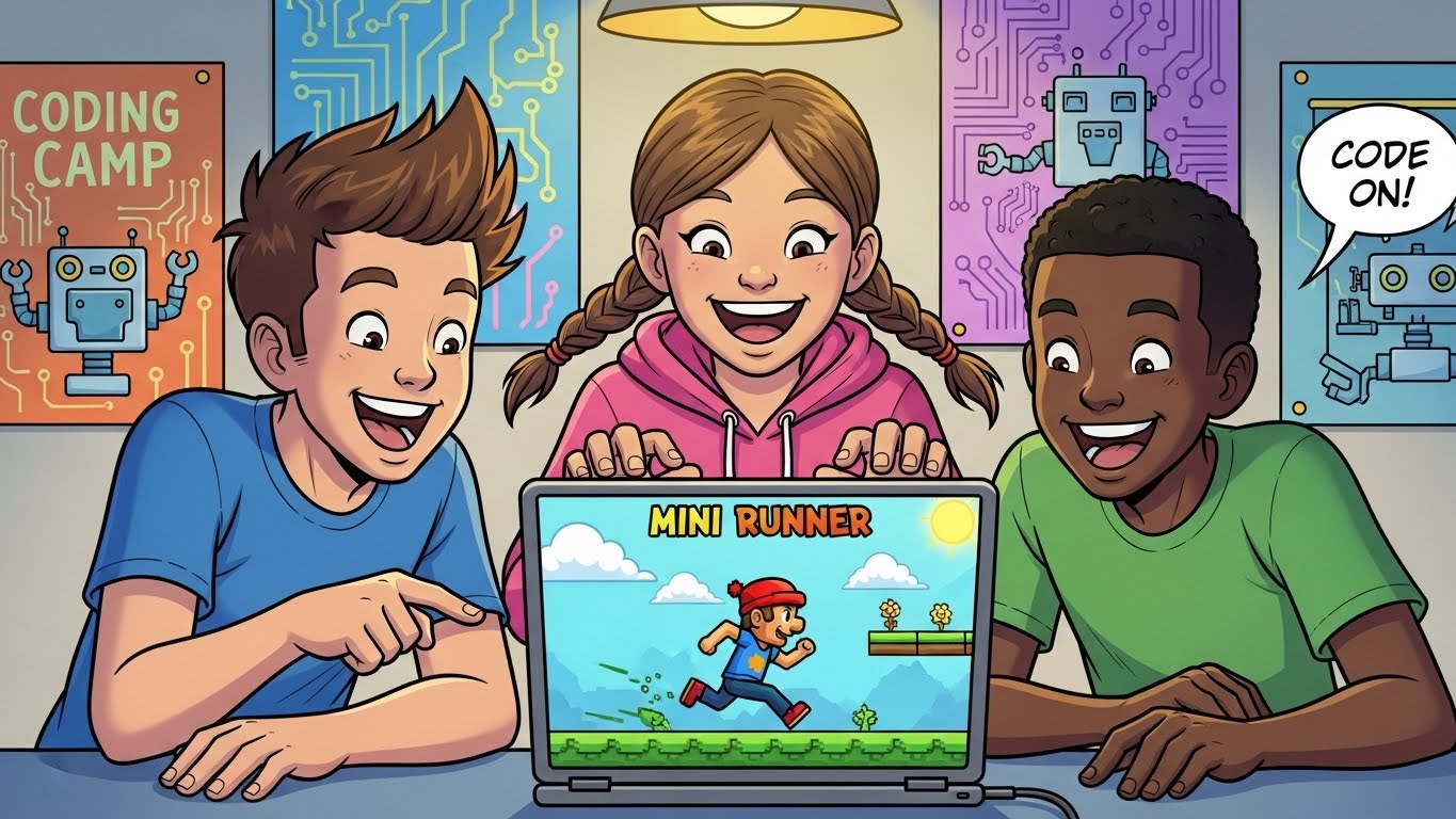 인터넷에서 가장 쉬운 미니 러너 게임 따라 만들기