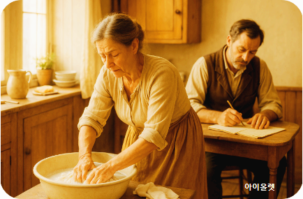 10년의 고된 노동