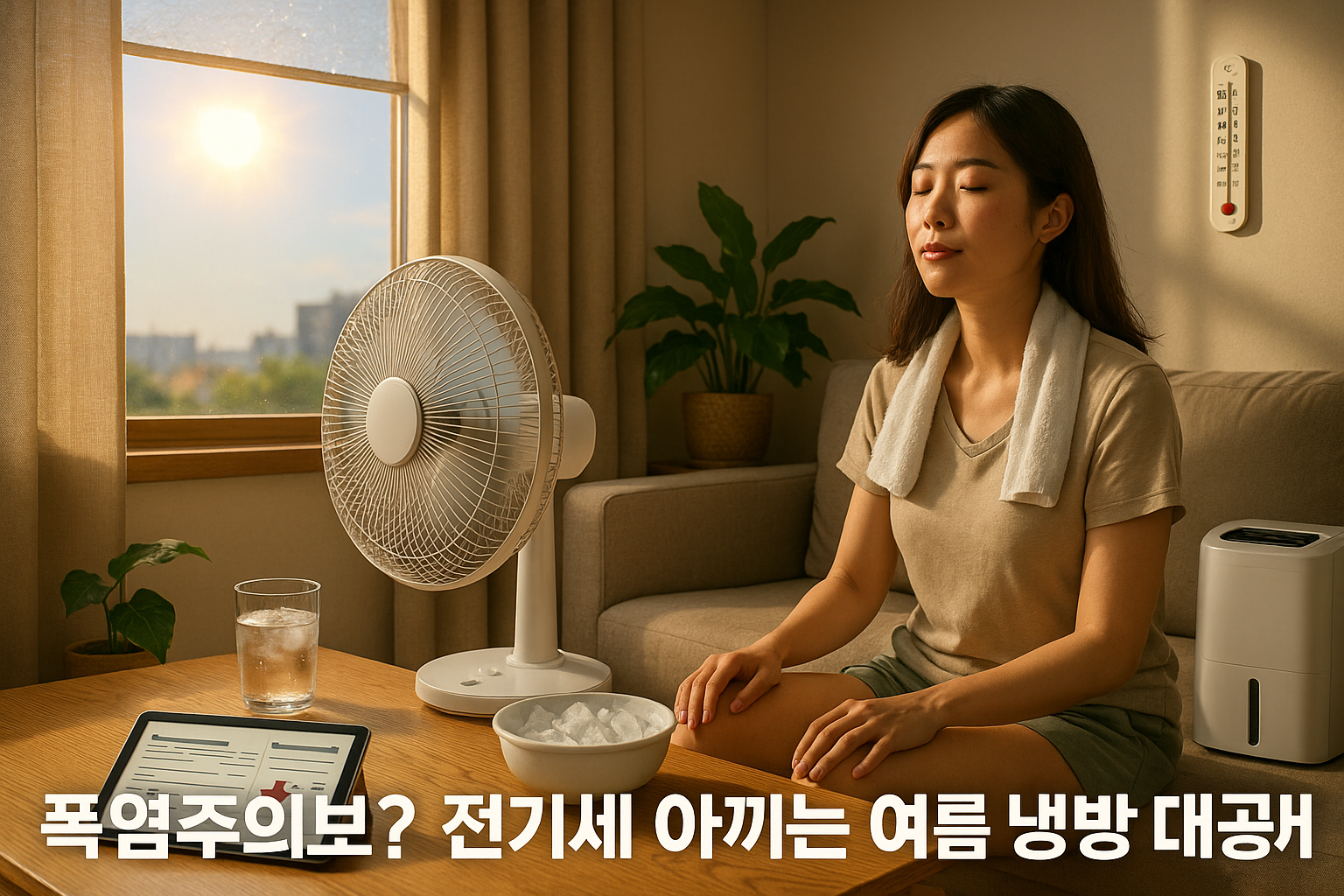 폭염주의보? 전기세 아끼는 여름 냉방법 대공개
