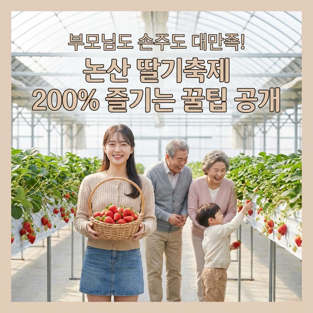 논산 딸기축제 체험 솔직 후기 부모님 손주와 봄나들이 장단점 비교 비용 공개