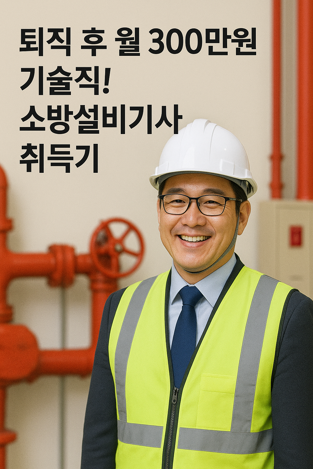 퇴직 후 월 300만원 기술직! 소방설비기사 취득기