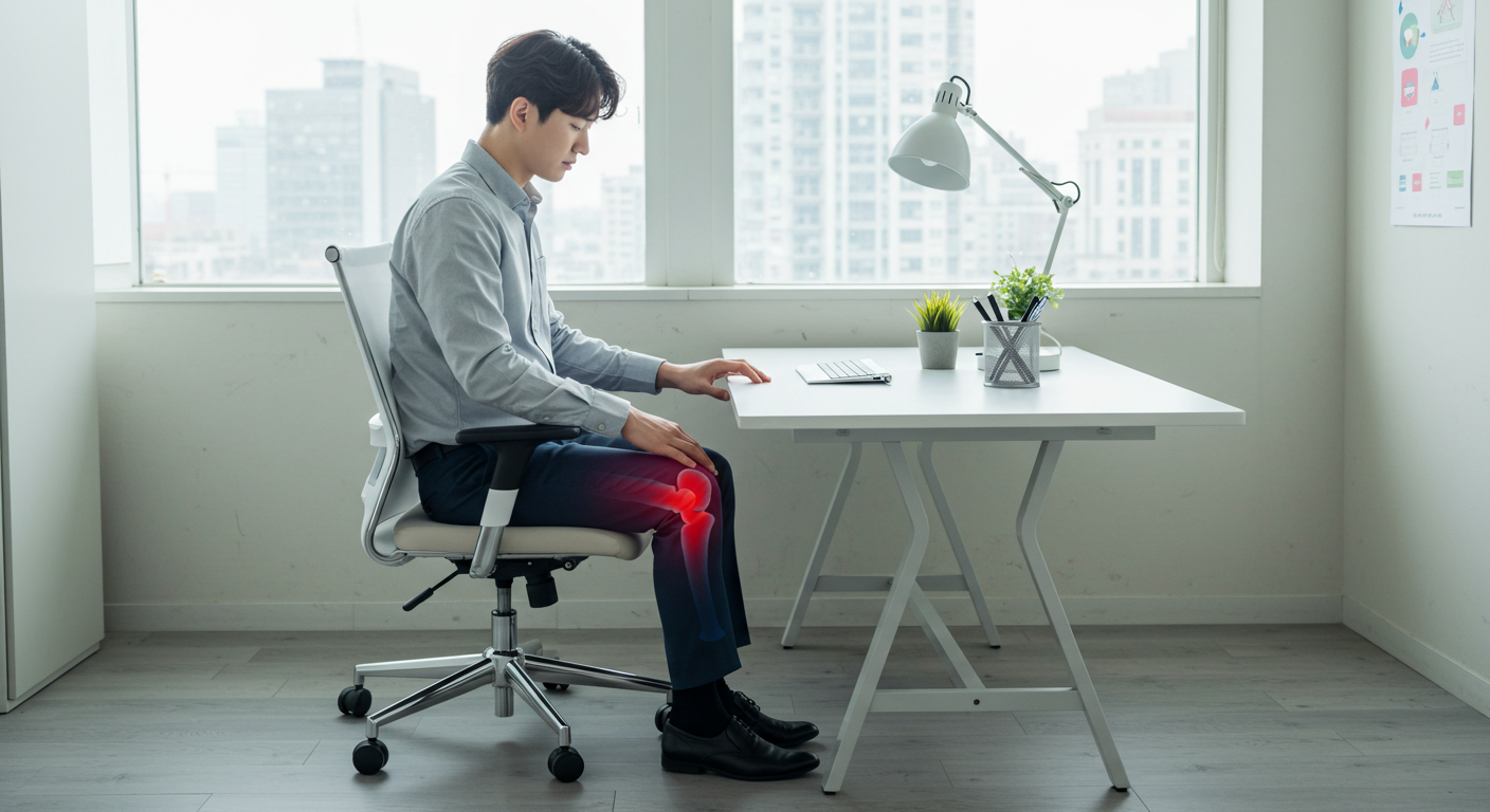 무릎건강, 앉는자세