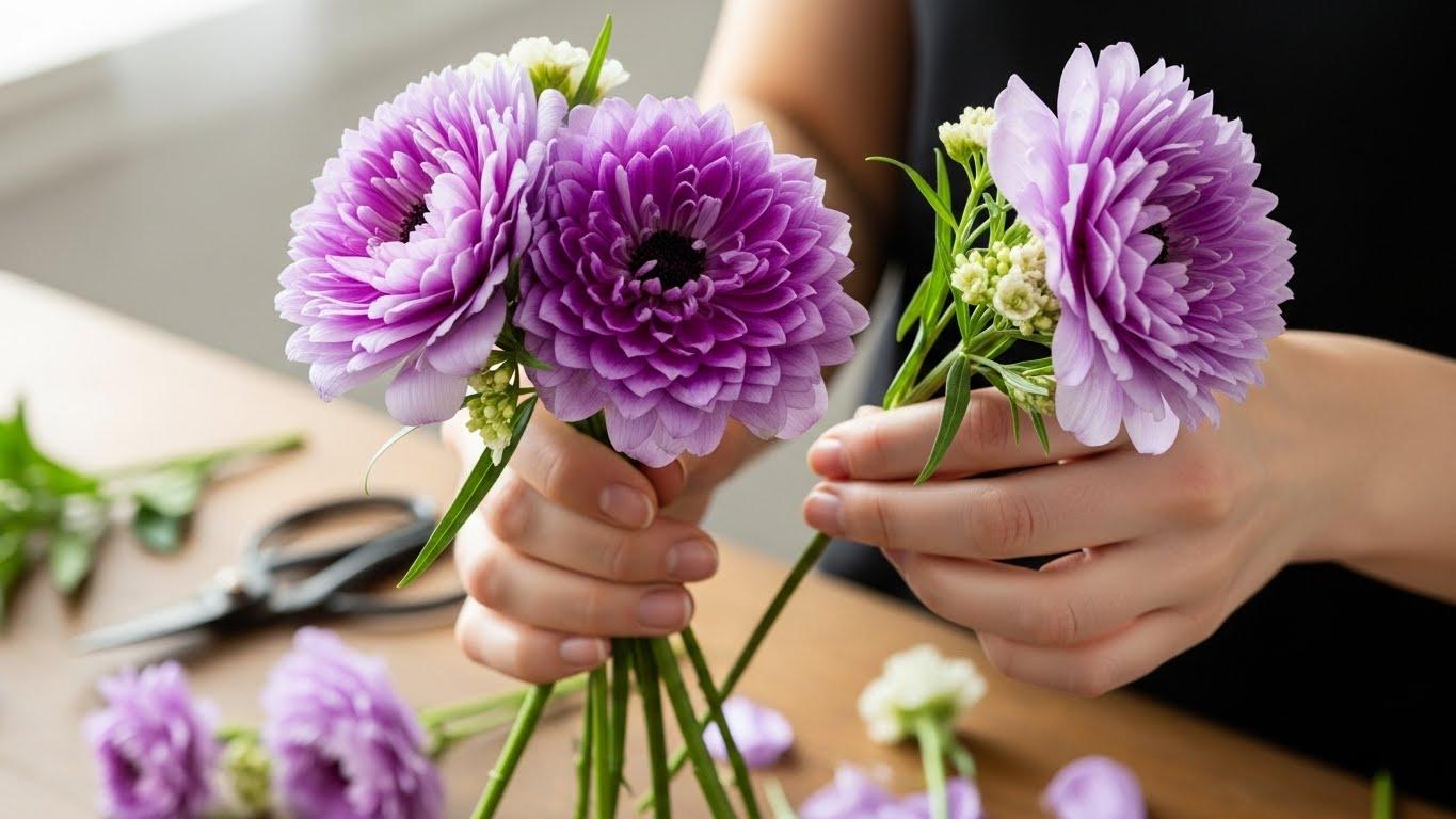 두쫀쿠 꽃다발 만들기