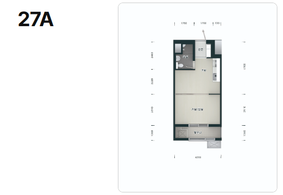화성동탄 임대아파트 평면도