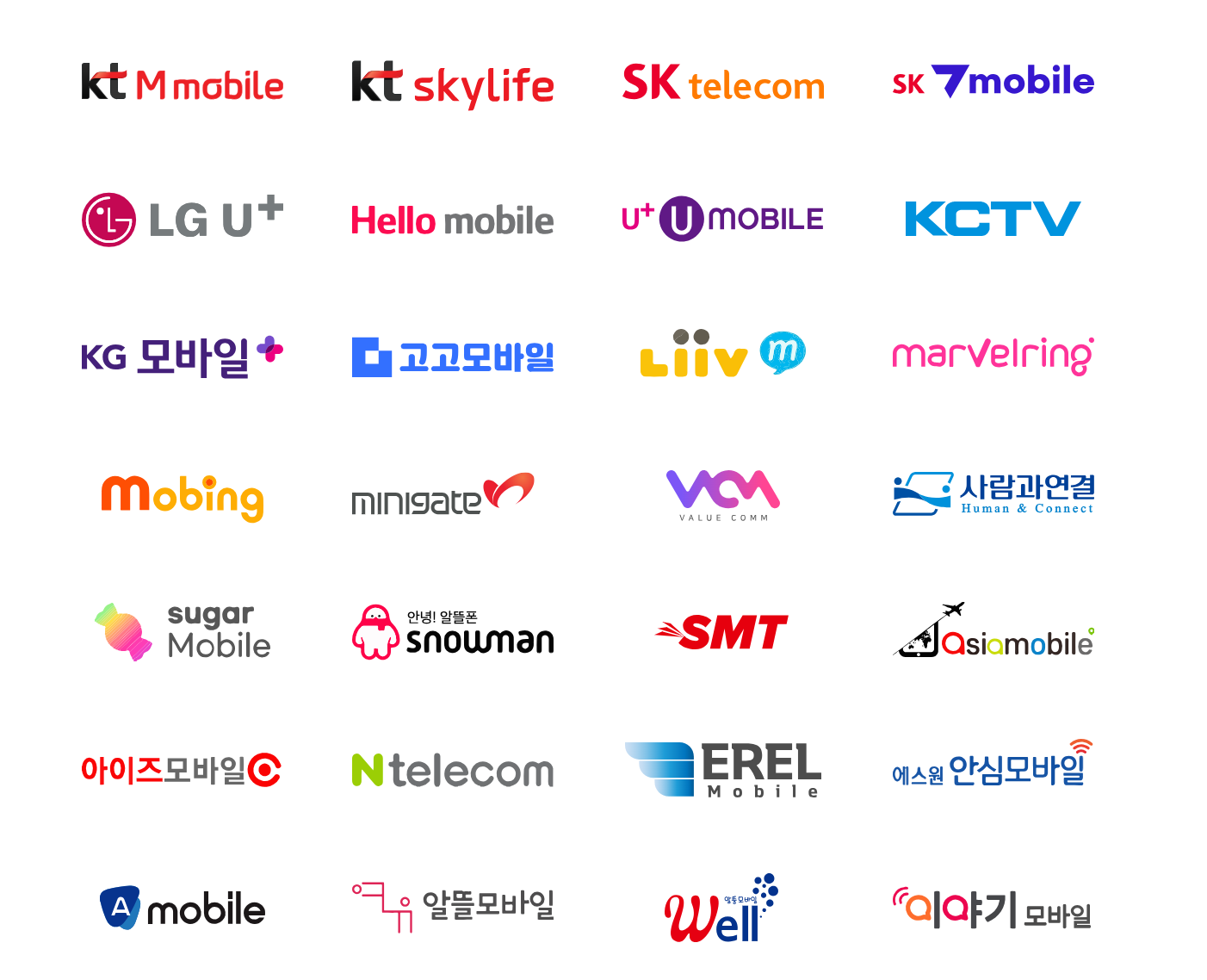 모바일요금제사업자