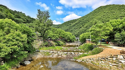 남한산성 계곡 사진