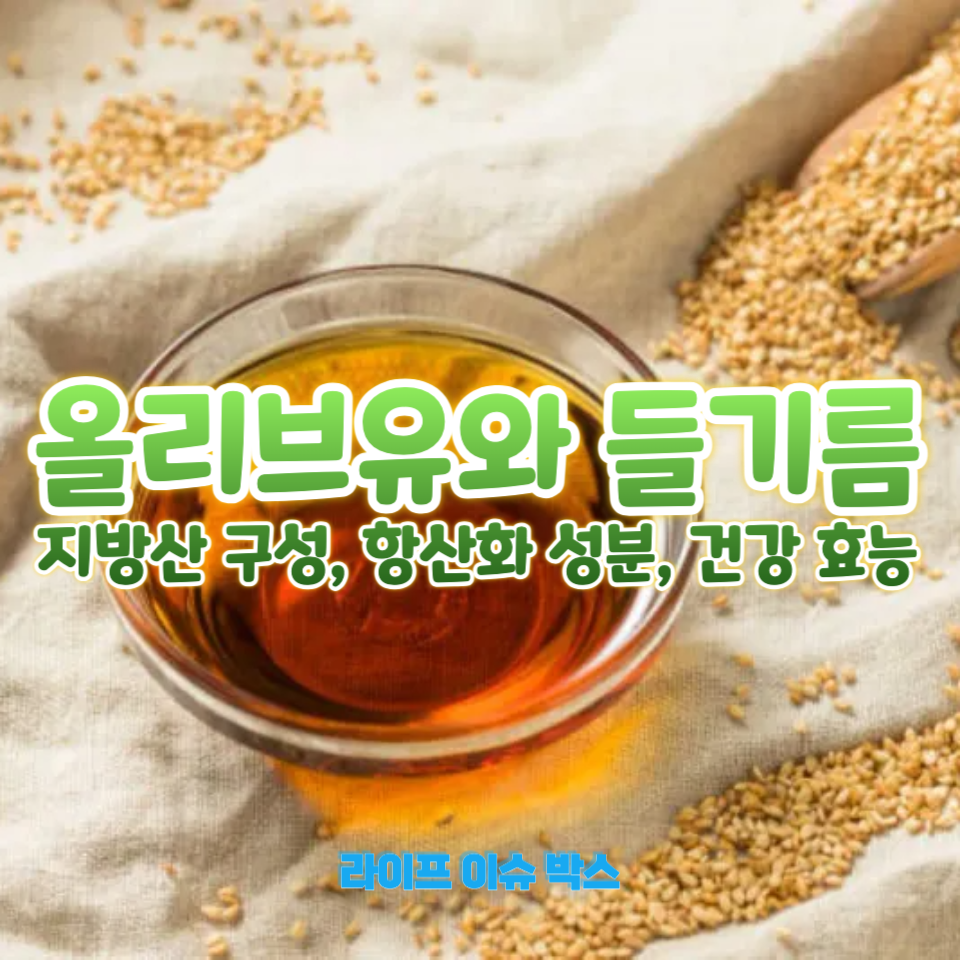 올리브유와 들기름