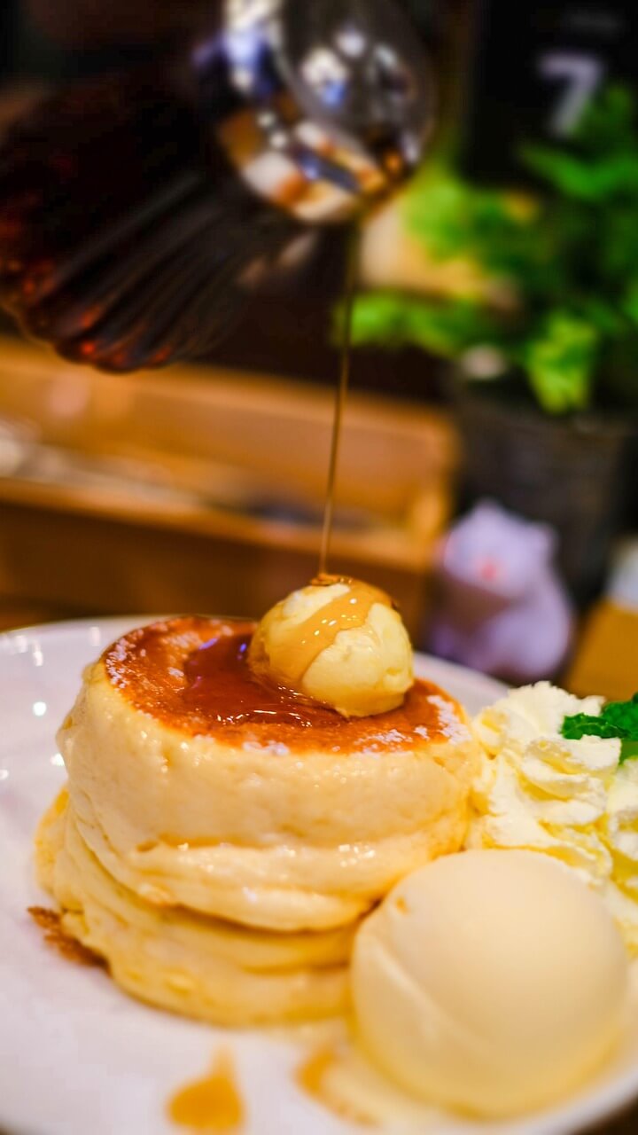 수플레 팬케이크 만들기