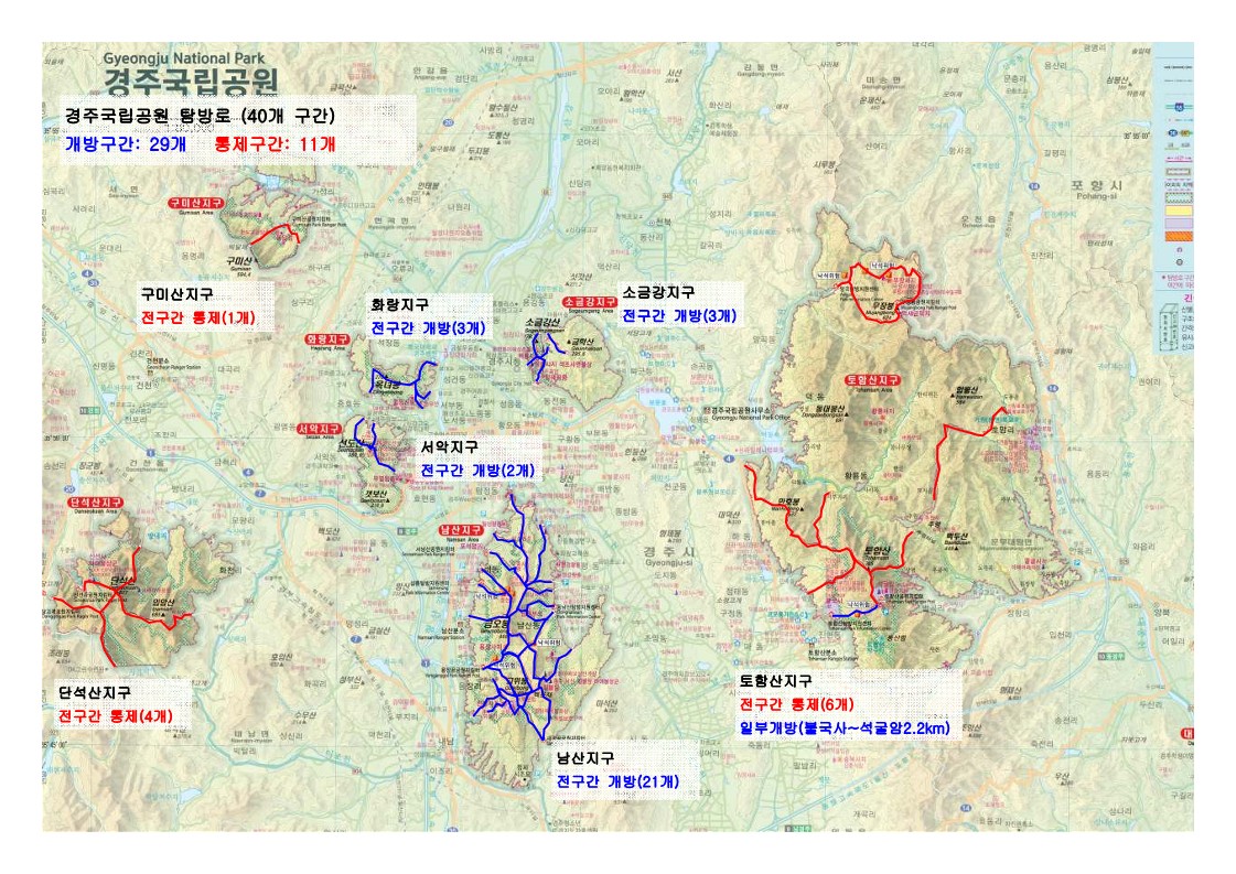 경주 통제구간