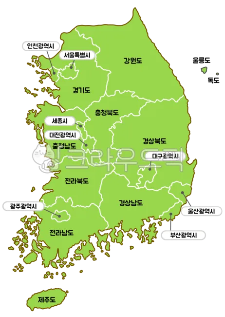 우리나라지도 크게보기 한국지도 이미지 대한민국지도_5