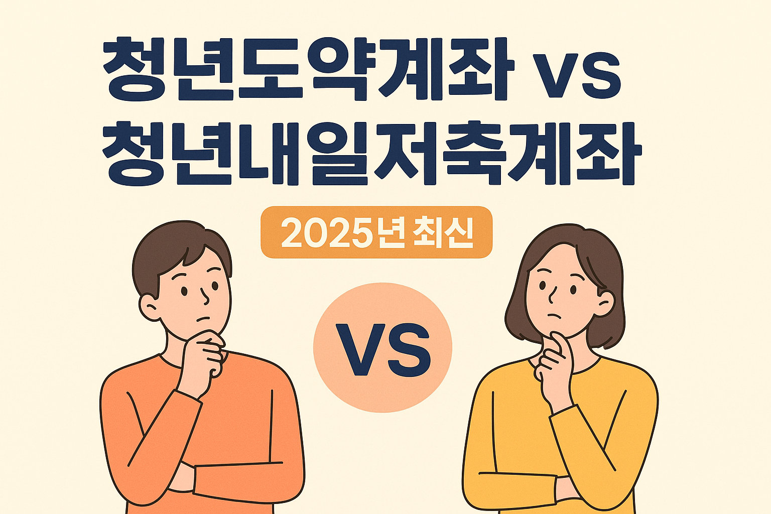 청년도약계좌 vs 청년내일저축계좌 완벽 비교