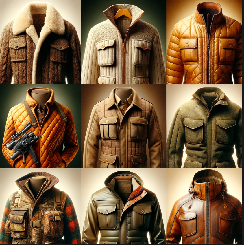 소재별 헌팅 재킷