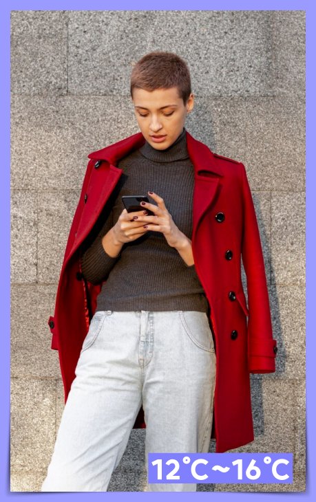 15도 여자 옷차림