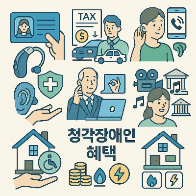 청각장애 등급 및 혜택, 등록 방법