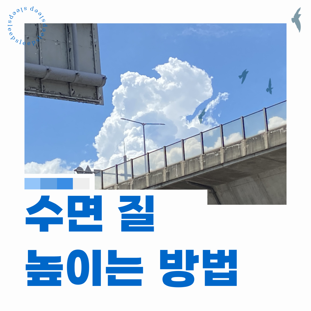 수면 질 높이기