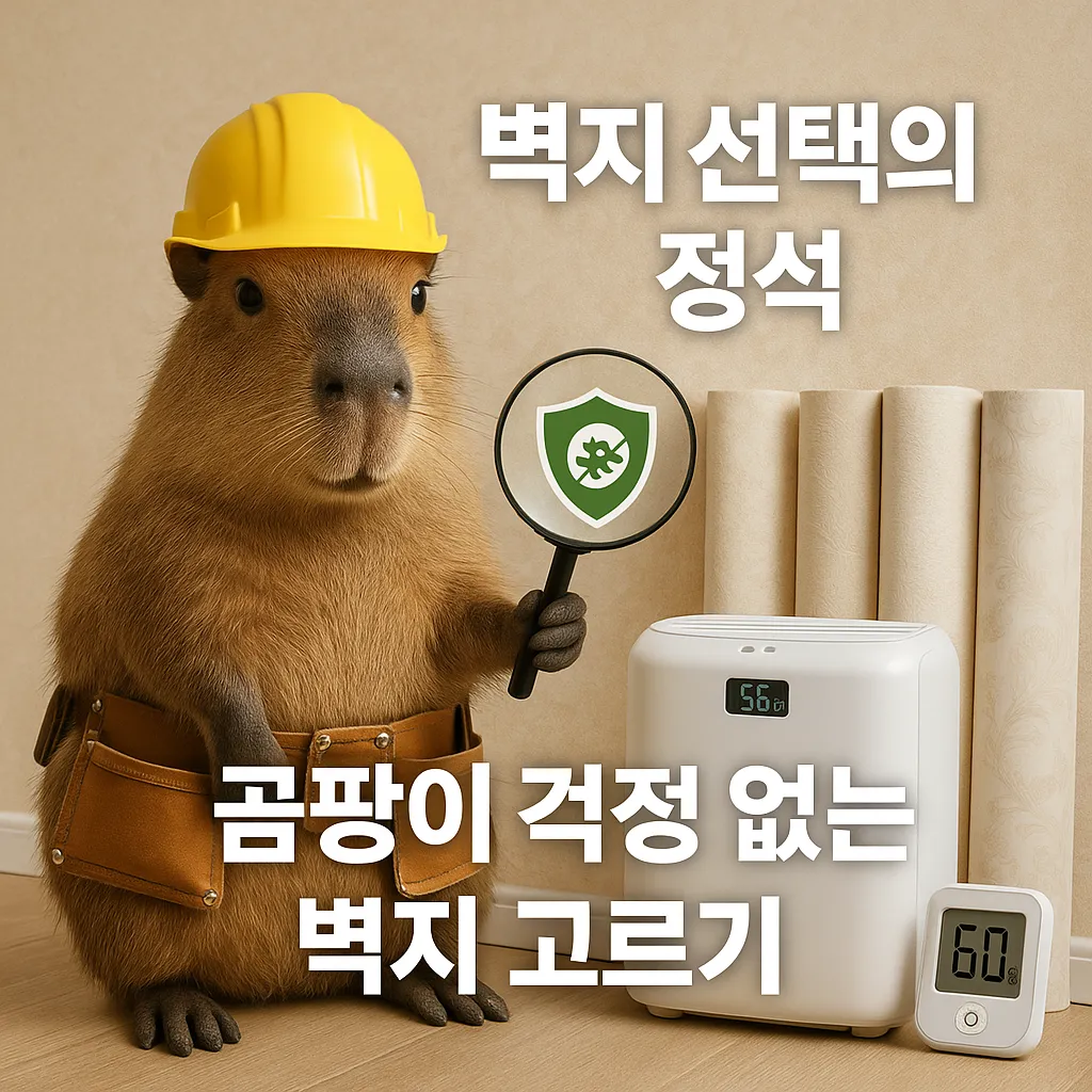 벽지 선택의 정석 곰팡이 걱정 없는 벽지 고르기