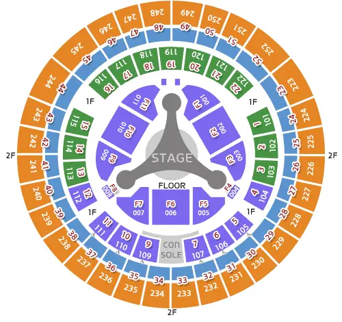 임영웅 콘서트 서울 공연장 좌석배치도