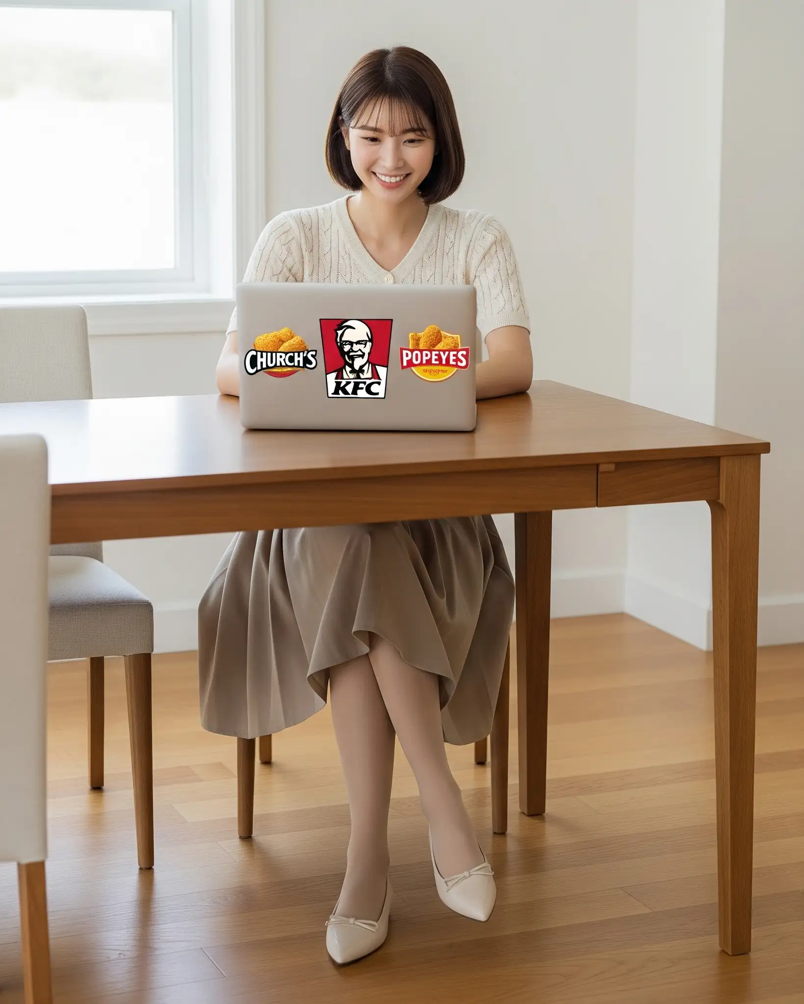 캐나다에서 처치스, KFC, 파파이스 프라이드치킨 메뉴를 비교하며 무엇을 먹을지 고민하는 한국인