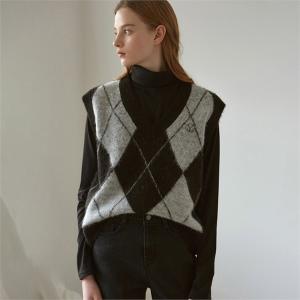 얀13 천삼백케이 argyle knit vest - no 1 디자인 쇼핑몰